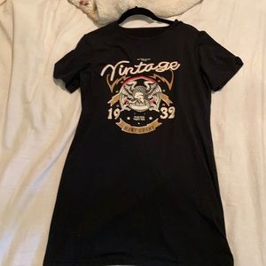 Black T-shirt Dress!